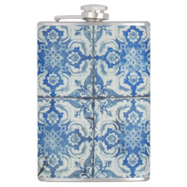 Antiek  Portugees Tiles Pattern - Azulejo Heupfles