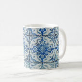 Antiek  Portugees Tiles Pattern - Azulejo Koffiemok (Voorkant rechts)