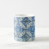 Antiek  Portugees Tiles Pattern - Azulejo Koffiemok (Center)