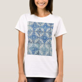 Antiek  Portugees Tiles Pattern - Azulejo T-shirt (Voorkant)