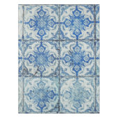 Antiek  Portugees Tiles Pattern - Azulejo Tafelkleed (Voorkant)