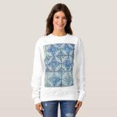 Antiek  Portugees Tiles Pattern - Azulejo Trui (Voorkant volledig)