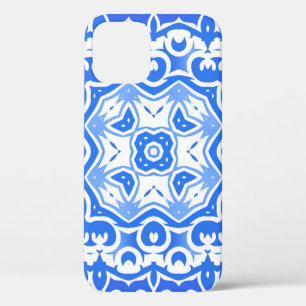 Antiek portugese azulejo-keramiek. naadloos Case-Mate iPhone case