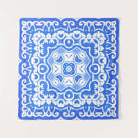 Antiek portugese azulejo-keramiek.  naadloos