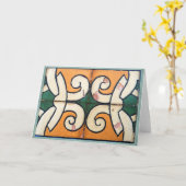 Antiek Portugese huistegels Kaart (Gele Bloem)