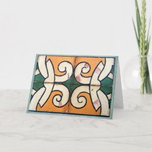 Antiek Portugese huistegels Kaart