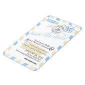 Antiek post Puerto Rico Save the Date Magneet (Linkerzijde)