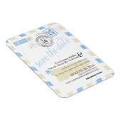 Antiek post Puerto Rico Save the Date Magneet (Rechterzijde)