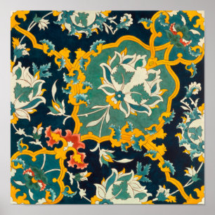 Antiek Poster Perzisch Ornament