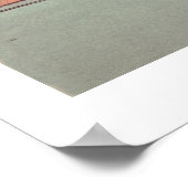 Antiek Poster Phrenology head (Hoek)