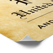  Antiek Poster van de Campagne Abraham Lincoln (Hoek)