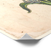 Antiek Poster voor botanische afdrukken Hyacinth B (Hoek)