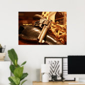 Antiek poster voor fotografie (Thuiskantoor)