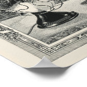 Antiek poster voor het etsen van elektrische venti (Hoek)