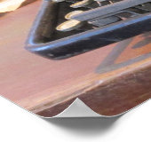 Antiek Poster voor schrijfmachines (Hoek)