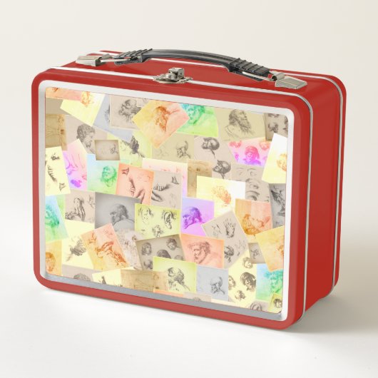 Antiek potloodstudies kleurrijk (Voorkant)