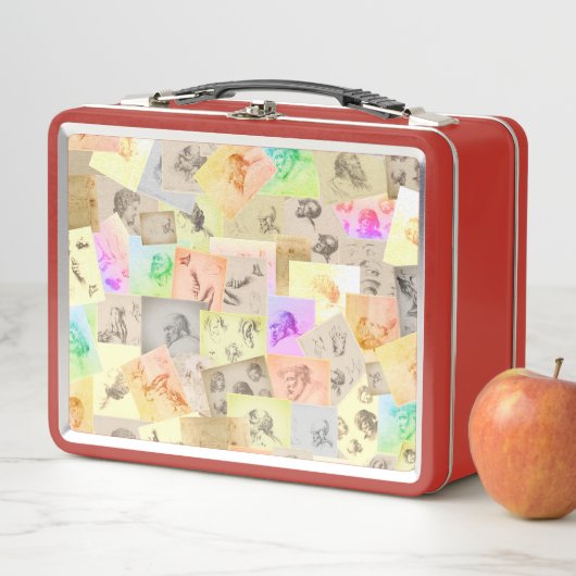 Antiek potloodstudies kleurrijk (In situ)