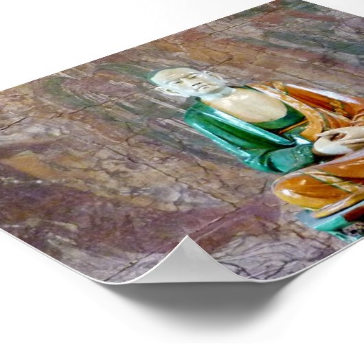 Antiek potterij Boeddha Poster (Hoek)