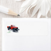 Antiek Power Wagon Etiket (Insitu)