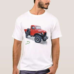 Antiek Power Wagon Truck Ringer T-shirt