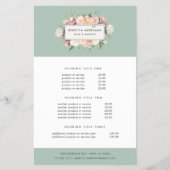 Antiek prijzen en services voor Floral Flyer (Voorkant)