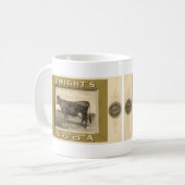 Antiek Productlabel, Dwight's Bicarbonated Soda Koffiemok (Voorkant links)