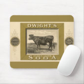 Antiek productlabel, Dwight's Bicarbonated Soda Muismat (Met muis)