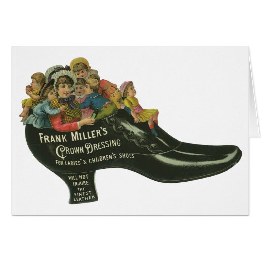 Antiek productlabel, Frank Miller's Schoensmeer (Voorkant Horizontaal)