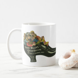 Antiek productlabel, Frank Miller's Schoensmeer Koffiemok