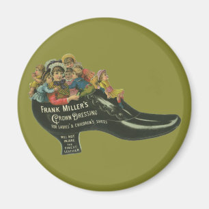 Antiek productlabel, Frank Miller's Schoensmeer Magneet