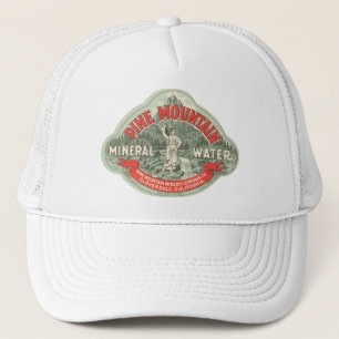 Antiek Productlabel, Pine Mountain Mineraalwater Trucker Pet