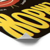 Antiek productlabel, Russische hete chocolademelk Poster (Hoek)