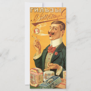 Antiek Productlabel, Russische Sigarettentabak