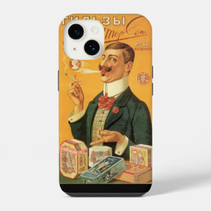 Antiek Productlabel, Russische Sigarettentabak iPhone 14 Hoesje