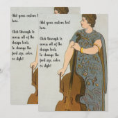 Antiek productlabel, Star Cough Drops met Cello (Voorkant / Achterkant)