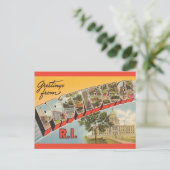 Antiek Providence RI  Briefkaart (Staand voorkant)