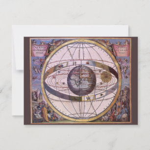 Antiek Ptolemaic Solar System, Andreas Cellarius
