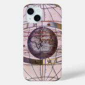 Antiek Ptolemaic Solar System, Andreas Cellarius Case-Mate iPhone Case (Achterkant)