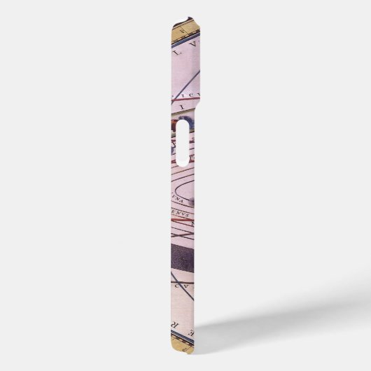 Antiek Ptolemaic Solar System, Andreas Cellarius Case-Mate iPhone Case (Achterkant / Rechts)