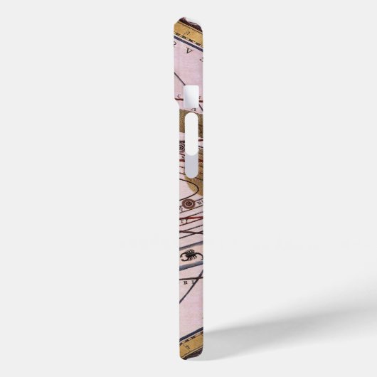 Antiek Ptolemaic Solar System, Andreas Cellarius Case-Mate iPhone Case (Achterkant / Links)