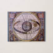 Antiek Ptolemaic Solar System, Andreas Cellarius Legpuzzel (Horizontaal)