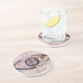 Antiek Ptolemaic Solar System, Andreas Cellarius Zandsteen Onderzetter (Zijkant)