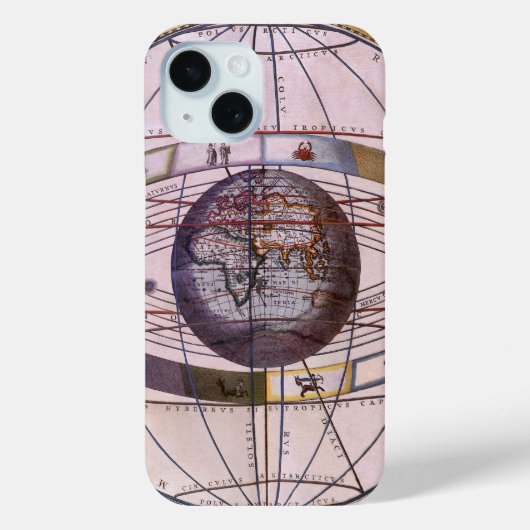 Antiek Ptolemaïsch Zonnestelsel, Andreas Cellarius Case-Mate iPhone Case (Achterkant)