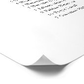 Antiek Quill Vind uw stoel kaart Poster (Hoek)