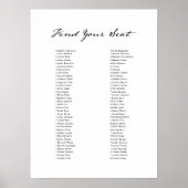 Antiek Quill Vind uw stoel kaart Poster (Voorkant)