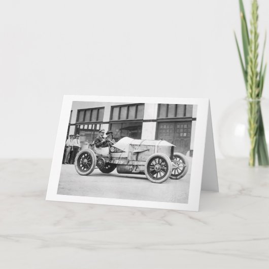 Antiek Raceauto, 1910s Kaart (Voorkant)