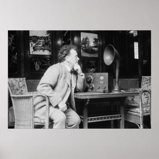 Antiek radio, begin jaren '00 poster (Voorkant)