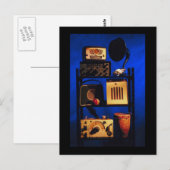 Antiek radio briefkaart (Voorkant / Achterkant)