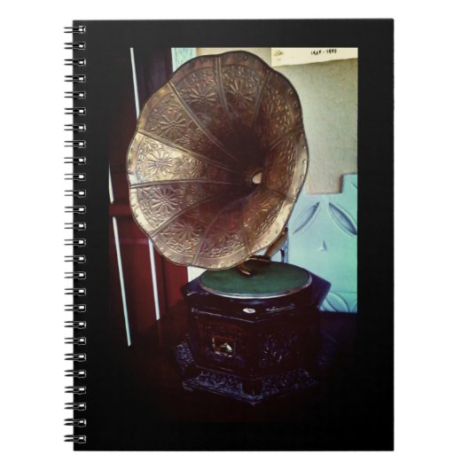 Antiek radio notitieboek (Voorkant)