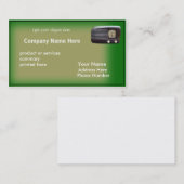 Antiek radiokaart aanpassen visitekaartje (Voorkant / Achterkant)